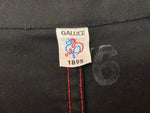 ル・トラヴァイユール・ガリス LE TRAVAILLEUR GALLICE ブラックモールスキン ユーロ フレンチ ワークジャケット カバーオール Vポケ MOLESKIN WORKER JACKET 黒 サイズ 6 ジャケット 無地 ブラック 104MT-1048