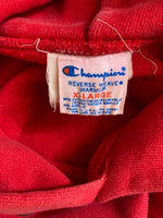 チャンピオン Champion 80s リバースウィーブ REVERSE WEAVE Vintage ヴィンテージ トリコタグ カレッジ刺繍 USA製 US古着 パーカー フーディ XL パーカ レッド LLサイズ 101MT-3266