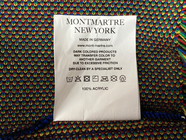 モンマルトルニューヨーク MONTMARTRE NEW YORK TAINTED SCARF テインティッド スカーフ マフラー  マフラー・ストール 総柄 マルチカラー 104Z-28