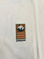 パタゴニア PATAGONIA 90s Vintage USA製 ヴィンテージ FARMER Tee プリントTシャツ 生成り ナチュラル XL Tシャツ ホワイト LLサイズ 101MT-4707