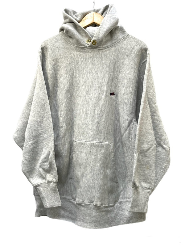 チャンピオン Champion × mariah 80’s マライア ダブルネーム ワンポイント ロゴ プルオーバー パーカー グレー L 601MT-61