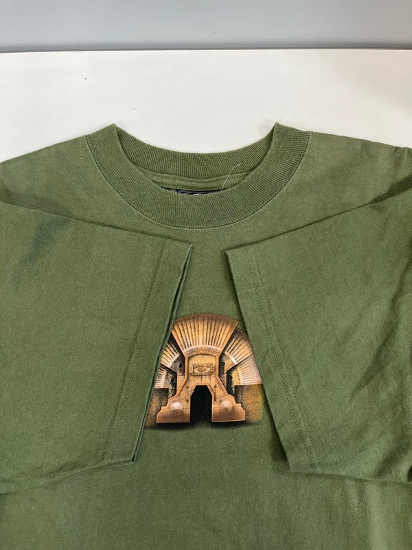 オークリー OAKLEY 90s ヴィンテージ Vintage オールド SOFT WARE USA製  Tシャツ グリーン Mサイズ 101MT-5178