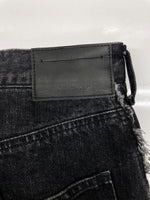 ジエダ Jieda SWITCHING CARGO DENIM PANTS カーゴ デニム パンツ ジップフライ ワイド ジーンズ ブラックデニム 黒 無地 Jie-23W-PT05 デニム ブラック サイズ2 104MB-398