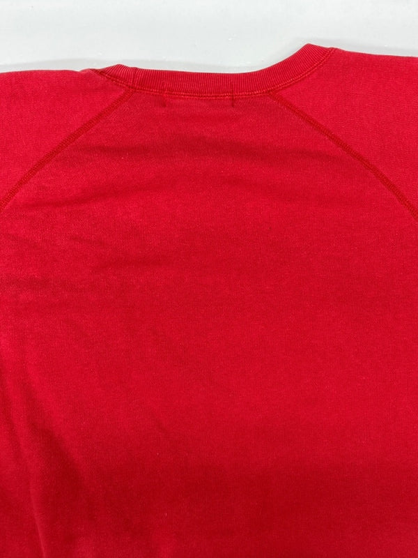 ラルフローレン RalphLauren 90s POLO BEAR SWEATSHIRT ポロ ベア スウェットシャツ トレーナー プリント 裏起毛 赤 スウェット ロゴ レッド Lサイズ 104MT-2305