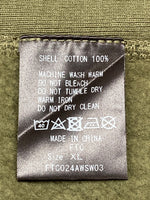 エフティーシー FTC CORP PULLOVER HOODIE コープ プルオーバー フーディ パーカー 緑 パーカ 刺繍 カーキ XLサイズ 104MT-1450