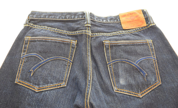 フラットヘッド FLAT HEAD タイトテーパードストレート ジーンズ デニムパンツ インディゴ 3002 デニム ブルー 31 103MB-397