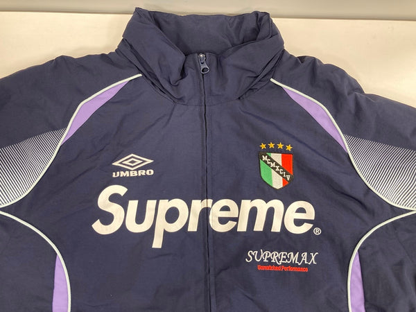 シュプリーム SUPREME Umbro Track Jacket アンブロ トラックジャケット アウター ナイロンジャケット ASIA XL ジャケット ネイビー LLサイズ 101MT-3406