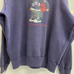 【曜日割引対象外】 ラルフローレン POLO RALPH LAUREN 90's 00's ポロベア バスケ 香港製 パーカ ネイビー Sサイズ 201MT-4527 VB