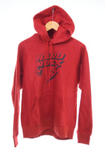 ヒステリックグラマー HYSTERIC GLAMOUR 2017年モデル HARD ROCK ウールパーカー 02173CF10 パーカ レッド Lサイズ 103MT-3111