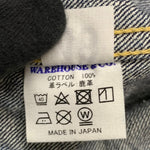 【曜日割引対象外】 ウエアハウス WAREHOUSE × WEST RIDE S1944JXX LIMITED デニム S1944JXX ジャケット ブルー 46サイズ 201MT-3392 VB
