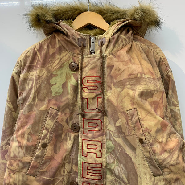 シュプリーム SUPREME Spellout N-3B Parka ジャケット グリーン Mサイズ 201MT-2965