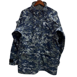 【曜日割引対象外】 ミリタリー MILITARY US.NAVY GORE-TEX WORKING PARKA デジタルカモ 8415-01-539-9872 ジャケット ブルー Mサイズ 201MT-4438 VB