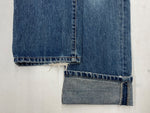 ダブルアールエル RRL 90s DENIM PANTS デニム パンツ ボタンフライ ジーパン ジーンズ USA製 Ralph Lauren インディゴ 青 ロゴ R001 デニム ブルー 30/32 104MB-231