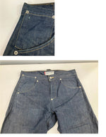 リーバイス Levi's 00's Y2K ENGINEERED JEANS LOOSE エンジニアジーンズ 立体裁断 3D シンチバック 片ポケ カーブパンツ バナナパンツ 日本製 00002-08 デニム ブルー W29 101MB-748