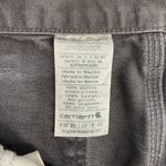 【曜日割引対象外】 カーハート Carhartt ダブルニー ダックパンツ カーゴパンツ グレー 33×32サイズ 201MB-1184 VB