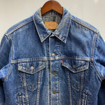 【曜日割引対象外】 リーバイス Levi's 90's 70506-0316 USA製 裏地ブランケット デニム ジャケット ブルー 40サイズ 201MT-4736 VB