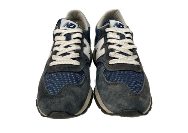 ニューバランス new balance 22年製 M990 NV1 Vibram ソール ランニング USA製 ローカット シューズ 紺 M990NV1  メンズ靴 スニーカー ネイビー 27cm 104S-956