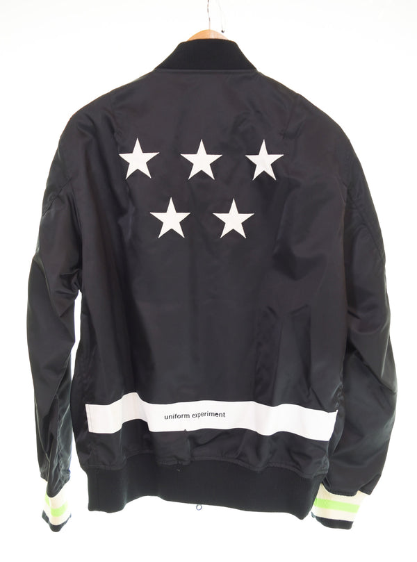 ユニフォームエクスペリメント uniform experiment 5 STAR MA-1トジャケット ブルゾン UE-170003 4 ジャケット ブラック 103MT-3120
