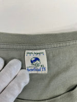 パタゴニア PATAGONIA 90s～ Vintage ヴィンテージ Beneficial T's USA製 ロゴプリント 半袖 XL Tシャツ グリーン LLサイズ 101MT-4784