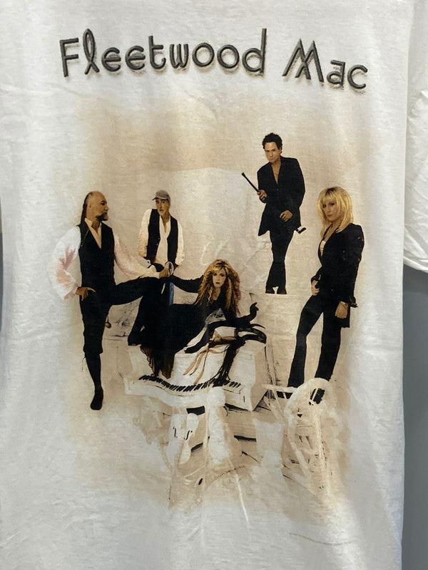 バンドTシャツ BAND-T Vintage 90's  90s TULTEX Fleetwood Mac British American Rock “The Dance Music Tour Tシャツ プリント ホワイト Mサイズ 101MT-2615