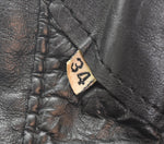 US US古着 80s 90s シングルライダースジャケット TALONジップ 80's 90's レザージャケット 34 ジャケット ブラック 103MT-3410