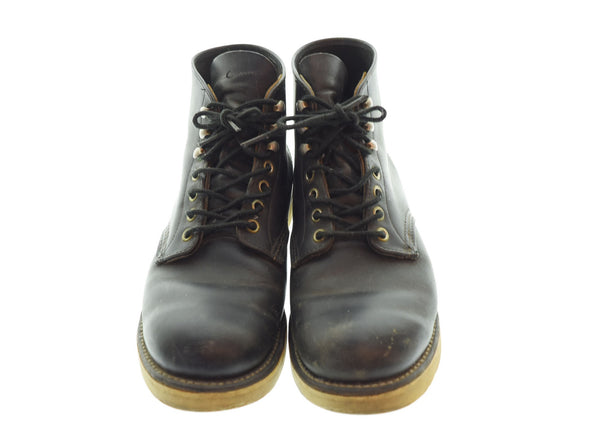 レッドウィング RED WING 90年代 USA製 犬タグ アイリッシュセッター ブーツ 黒 00875-3 メンズ靴 ブーツ ワーク ブラック 103S-793