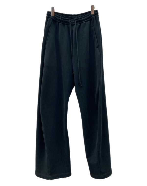 ネヴァーフォーゲット NVRFRGT 3D TWISTED LOUNGE WIDE PANTS ツイスト ラウンジ ワイド パンツ スウェット イージー ズボン 黒 無地 NF242P07 ボトムスその他 ブラック サイズ 2 104MB-280