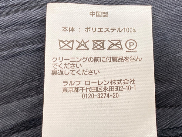 ラルフローレン RalphLauren ポロ POLO 現行タグ Jaclyn Plisse Satin Midi Dress プリーテッド サテン ミディドレス 半袖 プリーツ Pleats フリル BLACK 黒 211772824001 ワンピース ブラック SIZE2 104LT-189