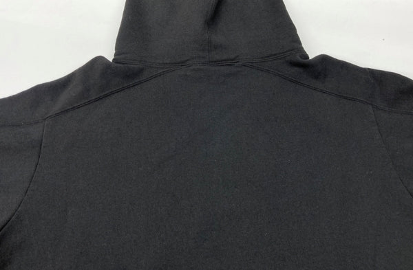 シュプリーム SUPREME 18AW Paneled Hooded Sweatshirt パネラド フーディ スウェット シャツ 黒 パーカ 刺繍 ブラック Mサイズ 104MT-2044