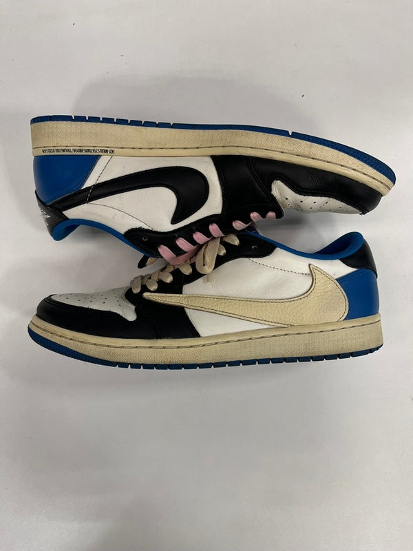 ジョーダン JORDAN NIKE Air Jordan 1 Low OG SP×Travis Scott×Fragment Military Blue トラヴィススコット × フラグメント DM7866-140 メンズ靴 スニーカー ブルー 29cm 101sh-2373