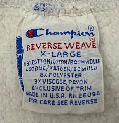 【曜日割引対象外】 チャンピオン Champion 90's 前期 USA製 reverse weave BOSTON COLLEGE スウェット グレー XLサイズ 201MT-2953 VB