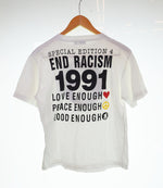 グッドイナフ Goodenough  パーキング プリント 半袖Tシャツ Tシャツ ホワイト Mサイズ 103MT-2893