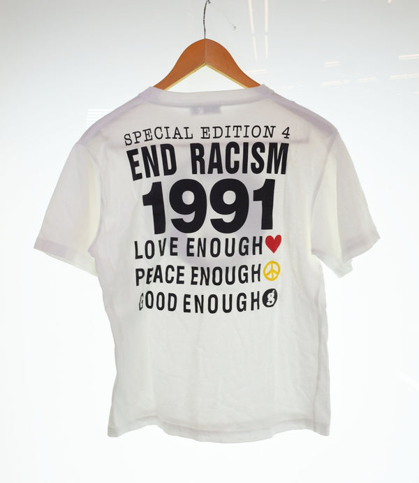 グッドイナフ Goodenough  パーキング プリント 半袖Tシャツ Tシャツ ホワイト Mサイズ 103MT-2893
