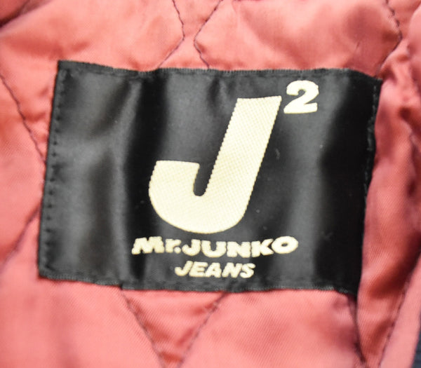 ミスタージュンコ Mr.JUNKO オール レザー スタジャン バイカラー Vintage 80'S 80年代 COW LEATHER カウレザー 牛革 M ジャケット マルチカラー Mサイズ 103MT-3441