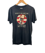 ヴィンテージ vintage 80s Hanes Washington Post Bill the Cat Don't Blame Me I Voted For Bill N'Opus ワシントンポスト Tシャツ ブラック Mサイズ 101MT-3207