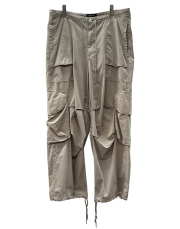 エンタイアスタジオ entire studios FREIGHT CARGO PANTS カーゴ パンツ ジップフライ ワイド ワーク ドロスト 灰 無地 カーゴパンツ グレー Lサイズ 104MB-400