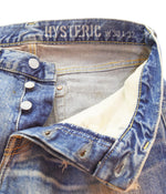 ヒステリックグラマー HYSTERIC GLAMOUR 加工デニム スリムストレート デニムパンツ 0242AP03 デニム ブルー 30 103MB-609
