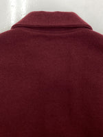 ホワイツビル Whitesville WOOL KNIT AWARD JACKET ウール ニット アワード ジャケット ボタン スタジャン アウター ワインレッド 赤 WV13126 サイズ 38 ジャケット ワンポイント レッド 104MT-1437