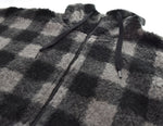 ヒステリックグラマー HYSTERIC GLAMOUR バッファロー チェック フリース ジップパーカー 0253CF10 パーカ ブラック Lサイズ 103MT-3115