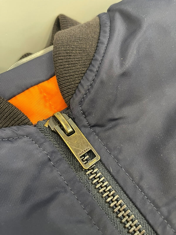 ディーゼル DIESEL MA-1 ナイロンジャケット ジャンパー ブルゾン  ジャケット ネイビー Mサイズ 101MT-4613