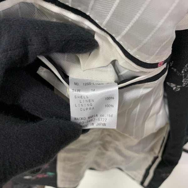 ワコマリア WACKO MARIA 12SS リネン テーラードジャケット 12SS-LINEN-JK01 ジャケット ブラック Mサイズ 201MT-4251