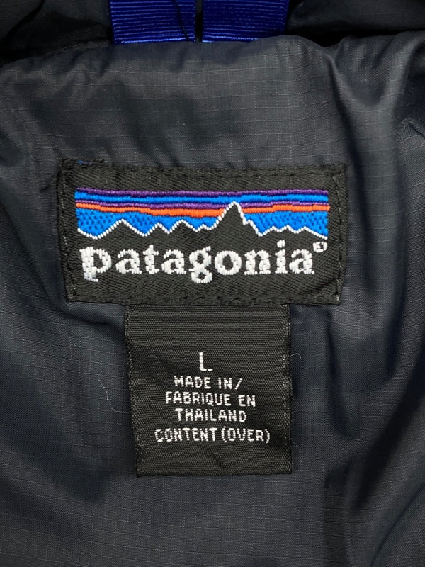 パタゴニア PATAGONIA PUFF JACKET パフ ジャケット ジップアップ アウトドア アウター 青 83990 ジャケット ロゴ ブルー Lサイズ 104MT-1406