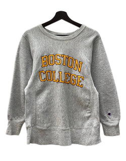 チャンピオン Champion 80s 80年代 トリコタグ REVERSE WEAVE リバースウィーブ  USA製 ヴィンテージ カレッジ BOSTON 灰色 スウェット プリント グレー Sサイズ 104MT-2277