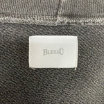 ブレスユー BLESS U Pigment Zip Hoodie Black BU0100 パーカ ブラック Lサイズ 201MT-4170