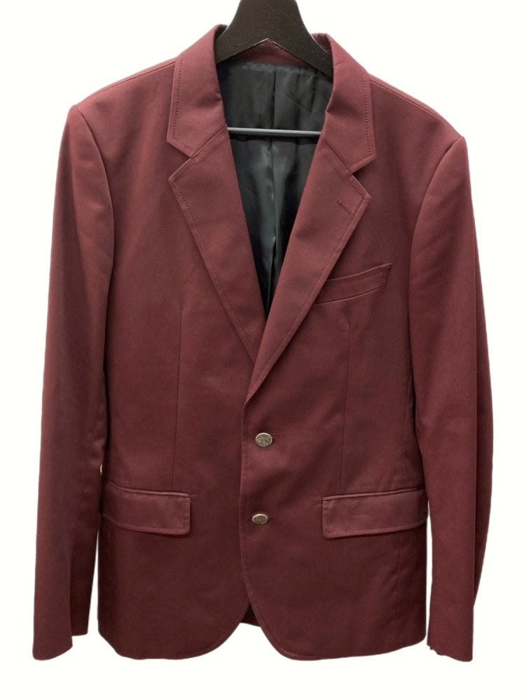 ワコマリア WACKO MARIA GUILTY PARTIES ギルティ パーティーズ UNCONSTRUCTED JACKET テーラード  ジャケット BORDEAUX ボルドー えんじ 赤 ジャケット 無地 ワインレッド Lサイズ 104MT-471 | 古着通販のドンドンサガール