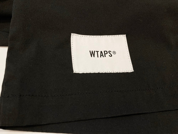 ダブルタップス WTAPS SMOCK LS POLY TWILL スモック プルオーバーシャツ 黒 MADE IN JAPAN 202BRDT-SHM04 サイズ 01 トップスその他 プリント ブラック 101MT-2357