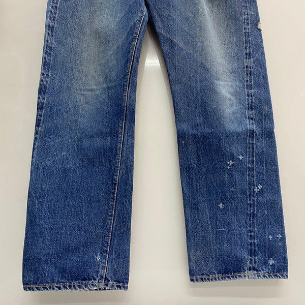 【曜日割引対象外】 リーバイス Levi's 60's 70's 501 BIG E W36 ボタン裏2 足長R デニム ブルー 201MB-1104 VB
