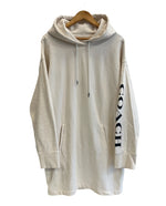 コーチ COACH エッセンシャルフーディードレス 袖ロゴ フーディ