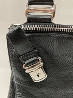 バリー BALLY LEATHER SHOULDER BAG レザー ショルダー バッグ 斜め掛け 黒 バッグ メンズバッグ ショルダーバッグ・メッセンジャーバッグ 無地 ブラック 104bag-4