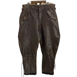【曜日割引対象外】 ヴィンテージ vintage ~50's レザーパンツ ジョッパーズパンツ ボトムスその他 ブラウン 201MB-1005 VB